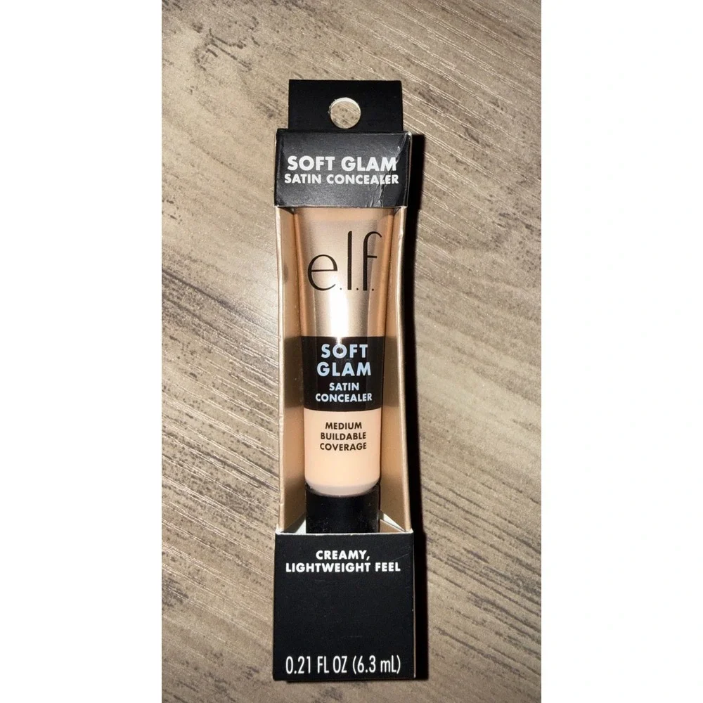 e.l.f. Soft Glam Satin Concealer Fair Cool Hydrating Medium Coverage NEW